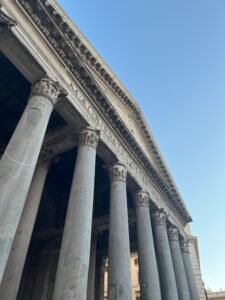 The Pantheon in Rome, Italy.