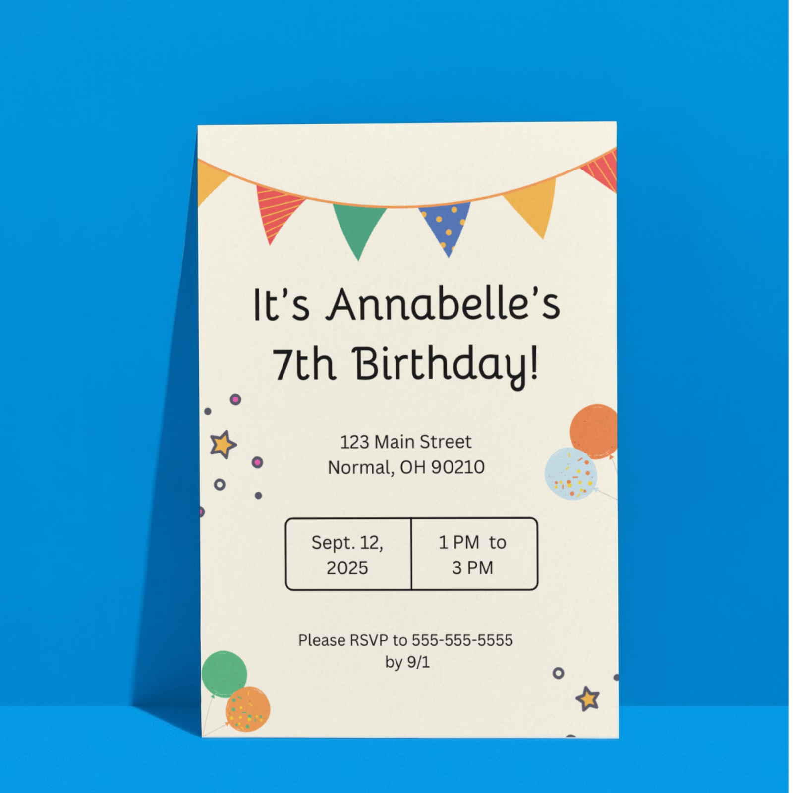Canva Templates for Kids’ Birthday Parties